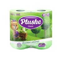 Туалетная бумага 2 слоя "Plushe Classic" 4рулона*18м зеленое яблоко 2097 Туалетная бумага 2 слоя "Plushe Classic" 4рулона*18м зеленое яблоко 2097