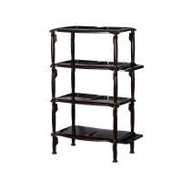 Подставка для обуви 4-х ярусная шоколадный Подставка для обуви 4-х ярусная шоколадный