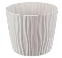 Кашпо ВОЛНА 4л кремовый М3189