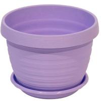 Цветочный горшок Толедо 3л лавандовый с поддоном 5PL0433  Цветочный горшок Толедо 3л лавандовый с поддоном 5PL0433