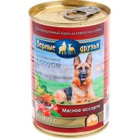 Корм для собак Верные друзья 415гр  СОУС мясное ассорти