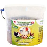 Птица Премикс Биостимулятор Серая Шейка д/бройлеров 3кг ведро/ВЗРМ