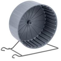 Игрушка для грызунов Колесо D140 Литое пластик полузакрытое на металлической подставке/3164