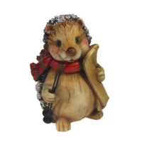 Еж с лыжами L8W8H16см 626778/W070