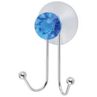 Крючок для ванной двойной Бриллиант на присоске металл 311454 Крючок для ванной двойной Бриллиант на присоске металл 311454