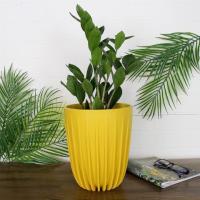 Кашпо Сигма 4,5л медовый с вставкой 19*23см СИ19-34 /4шт/ЛГ