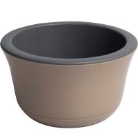 Кашпо Омега 5,3л фраппе/антрацит ОМ26-90