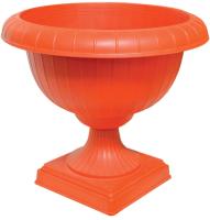 Вазон на ножке низкий 9л №2 терракот 07012