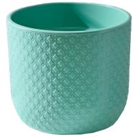Кашпо Клевер 3,2л нефритовый с вставкой /6шт/ДТ 