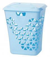 Корзина для белья 60л Венеция голубой М2606 Корзина для белья 60л Венеция голубой М2606