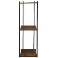 Полка №99-03 мебельная для цветов ВЕНГЕ ЛДСП 32*h99 3 гор РЗДИ