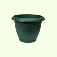 Цветочный горшок Терра 2,3л зеленый с поддоном