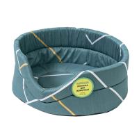 Лежанка овальная стеганая поролоновая хлопок Геометрия МИКС 42*34*18см/DONBARON Лежанка овальная стеганая поролоновая хлопок Геометрия МИКС 42*34*18см/DONBARON