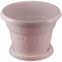 Цветочный горшок №6 12л мокко с поддоном