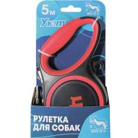 Рулетка Уют ремень 5м на 45кг красная/ТД9059кр/Евро