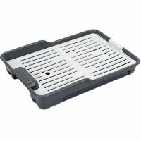 Туалет д/кошек ЕВРО с сеткой 40*26*6,5*8см серый/2910/Дарэлл