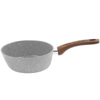 Ковш 1,5л D18 антипр. покр. индук. дно серый гранит R-108/18 /10шт/Маруся