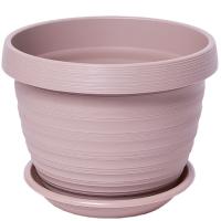 Цветочный горшок Толедо 2л фраппе с поддоном 5PL0429 Цветочный горшок Толедо 2л фраппе с поддоном 5PL0429