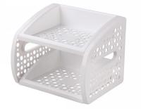 Подставка настольная 2-х ярусная белый Подставка настольная 2-х ярусная белый