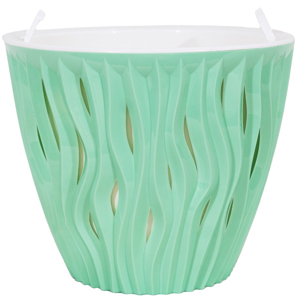 Кашпо Вдохновение 3л мята КШ-5662