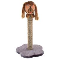 Когтеточка столбик с собакой джутовый 38*38*59см ЧИП /8324 Когтеточка столбик с собакой джутовый 38*38*59см ЧИП /8324