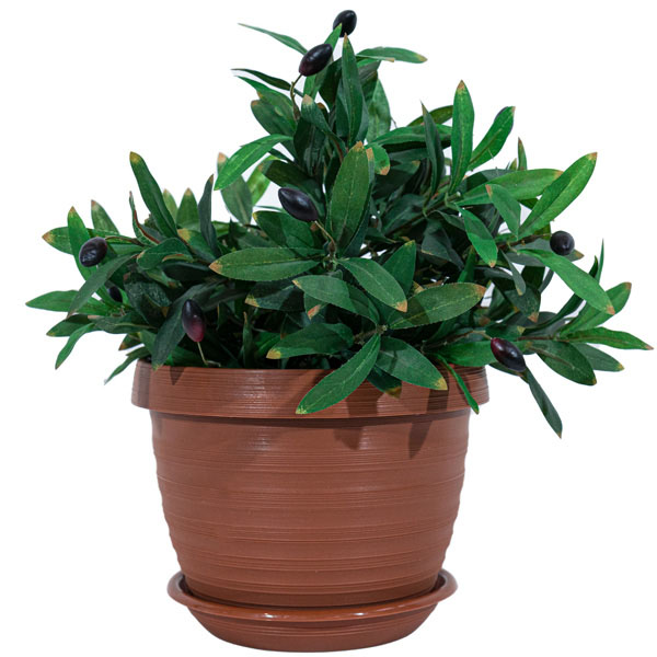 Цветочный горшок Толедо 3л терракотовый с поддоном 5PL0434 Цветочный горшок Толедо 3л терракотовый с поддоном 5PL0434