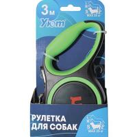 Рулетка Уют ремень 3м на 25кг зеленая/ТД9058з/Евро