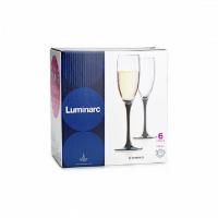 Набор фужеров для шампанского "ДОМИНО" 170мл (6шт) H8167 /4шт/LUMINARC