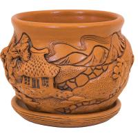 Горшок Рельеф 1л