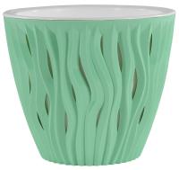 Кашпо Вдохновение 5,7л мятный/белый   Кашпо Вдохновение 5,7л мятный/белый