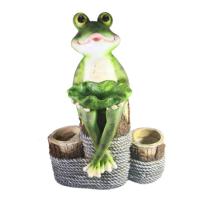 Лягушка на бамбуке L21W40H55  718016/K163