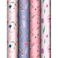 Упаковочная бумага 70*100см "Woman time" 80г/м2 MESHU /372628/Рельеф