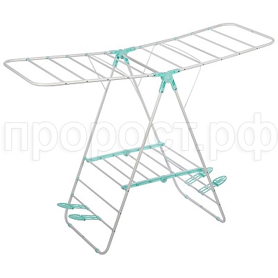 Сушилка д/белья напольная CD-03 двухуровневая с держ.д/обуви 133*52*92см/109603 Сушилка д/белья напольная CD-03 двухуровневая с держ.д/обуви 133*52*92см/109603