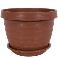 Цветочный горшок Толедо 3л терракотовый с поддоном 5PL0434 Цветочный горшок Толедо 3л терракотовый с поддоном 5PL0434
