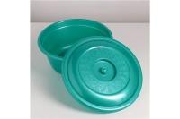 Крышка для таза 6л голубой перламутр  Крышка для таза 6л голубой перламутр