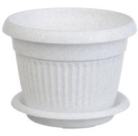 Кашпо ЛИВИЯ 7,4л мрамор М 3021 Кашпо ЛИВИЯ 7,4л мрамор М 3021