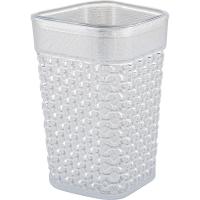 Стакан д/ванной комнаты Plast Team Neo Luxe горный хрусталь PT1343 /20шт/ПТ