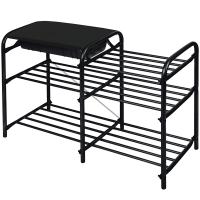 Этажерка д/обуви с полкой "Люкс №5" черный/матовый черный ЭТЛ5-1/Ч Этажерка д/обуви с полкой "Люкс №5" черный/матовый черный ЭТЛ5-1/Ч