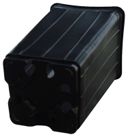 Рассадник 2,1л КВ12МР черный 12*12*19,5см /558шт/РС