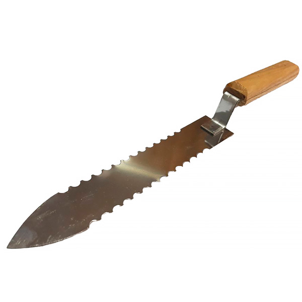 Нож нерж 200 мм зубчатый 5