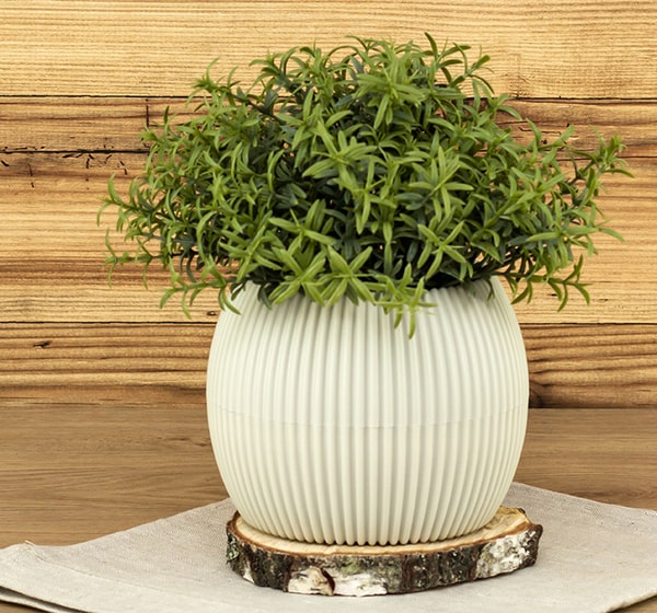 Кашпо ПИКАНТО 0,7л французский серый М3211