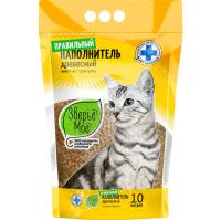 Наполнитель зверье мое 2,8кг(10л) древесный мелкие гранулы/3шт/86065/ Наполнитель зверье мое 2,8кг(10л) древесный мелкие гранулы/3шт/86065/