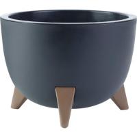 Кашпо Грация 2л антрацит КШ-4189