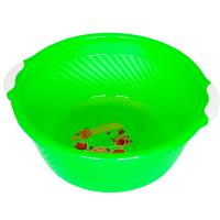 Таз 8л "Люкс" с ручками салатовый 03020 /10шт/Арз