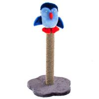 Когтеточка столбик с пингвином джутовый 38*38*59см ЧИП /8323
