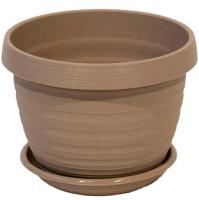 Цветочный горшок Толедо 3л фраппе с поддоном 5PL0430 Цветочный горшок Толедо 3л фраппе с поддоном 5PL0430