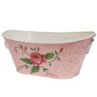 Кашпо металл овальное (26х16х12см) WFH - 10A177Y/Р