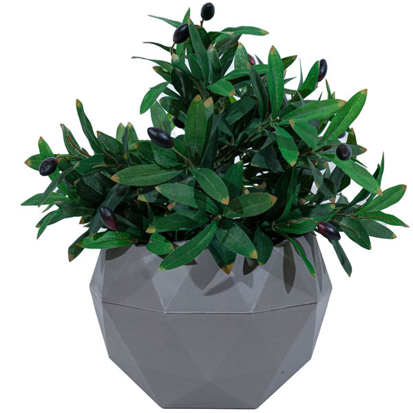 Кашпо Топаз 2,5л мокачино КШ-9801