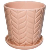 Кашпо Barcelona с поддоном d16, h16см розовый 074697