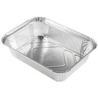 Контейнер алюминиевый 1900мл (10шт) 262х189/215х145 h55 L-край горчица /500шт/АУ